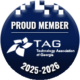 TAG 2025-2026 Embossed Membership Badge